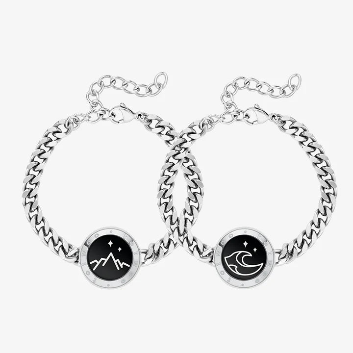 Mountain & Sea Couples Bracelets