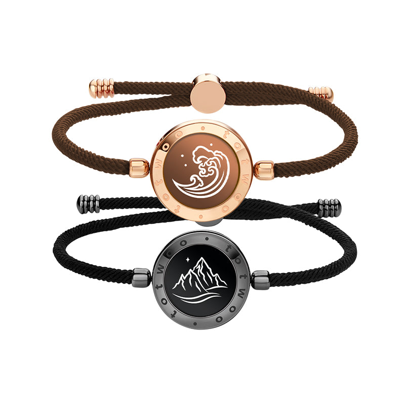 Mountain & Sea Couples Bracelets