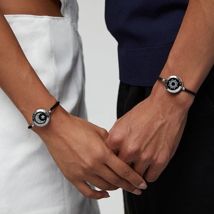 Buy Minimalist Silver Couples Bracelets, Couple Matched Bracelet Sets,  Branches Adjustable Bracelet , His & Her Matching Bracelets for Lover  Online in India - Etsy