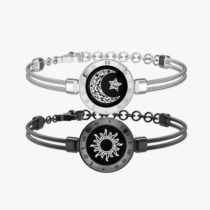 Sun&Moon Touch Bracelets Set | Long distance relationship gifts, Distance  relationship gifts, Love bracelets